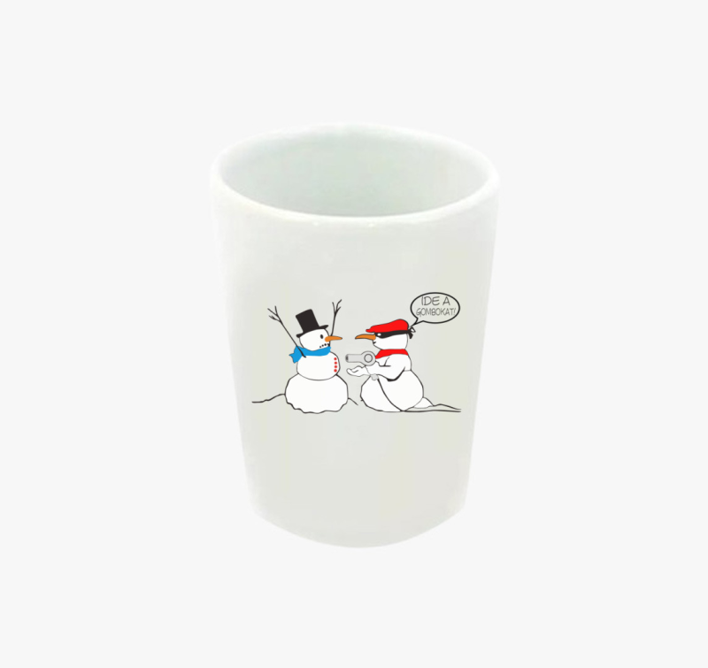 Rabló hóember feles pohár