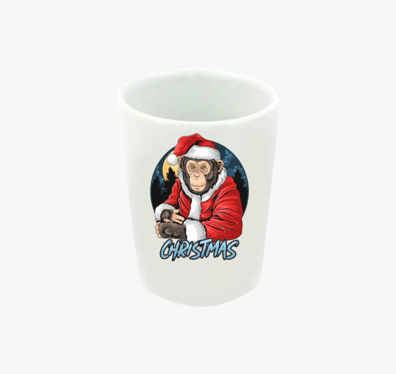 Csimpánz Mikulás feles pohár