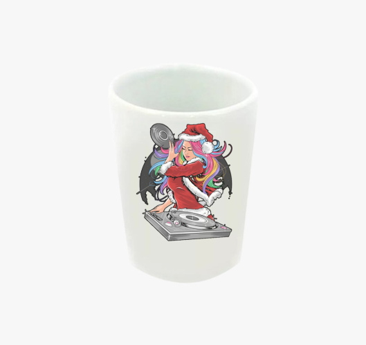 Csajos mikulásos feles pohár