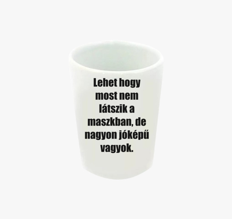 Kredit kapitány maszkos feles pohár