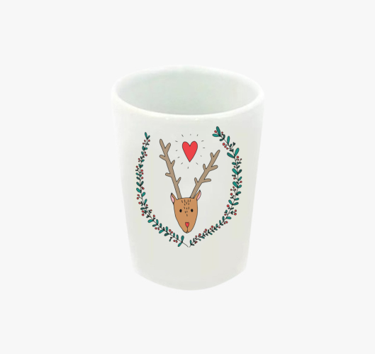 Rénszarvasos feles pohár