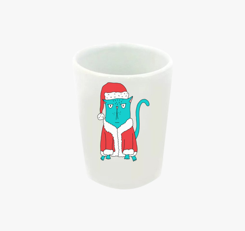 Mikulás Macska feles pohár