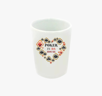 Pókeres feles pohár ...