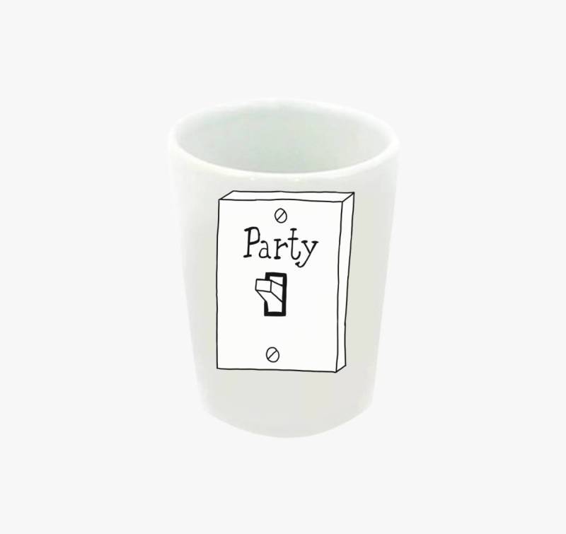 Bulira fel! - színezhető feles pohár 