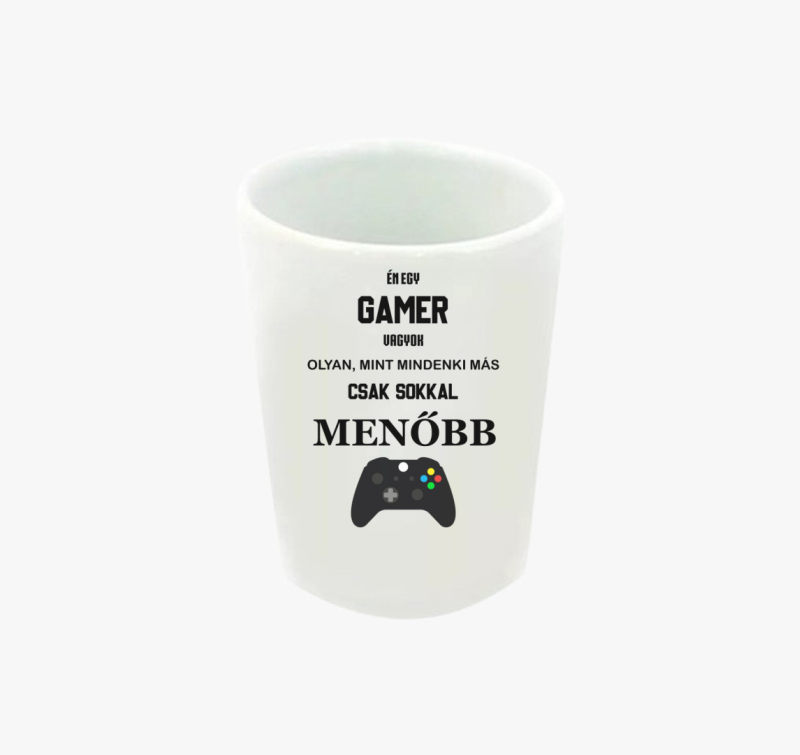 Menő gamer feles pohár(xbox változat)