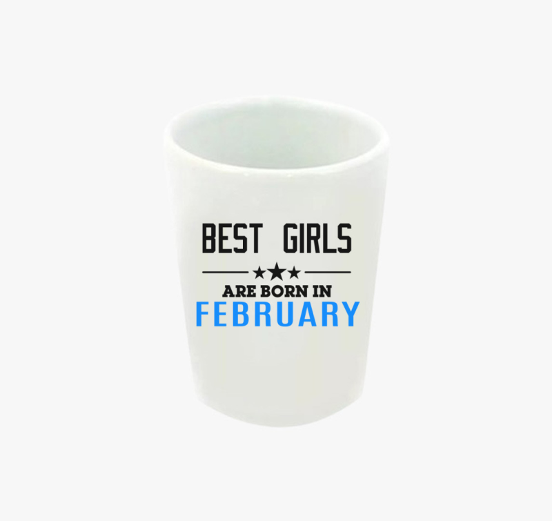 Best girls born (választható hónap) feles pohár
