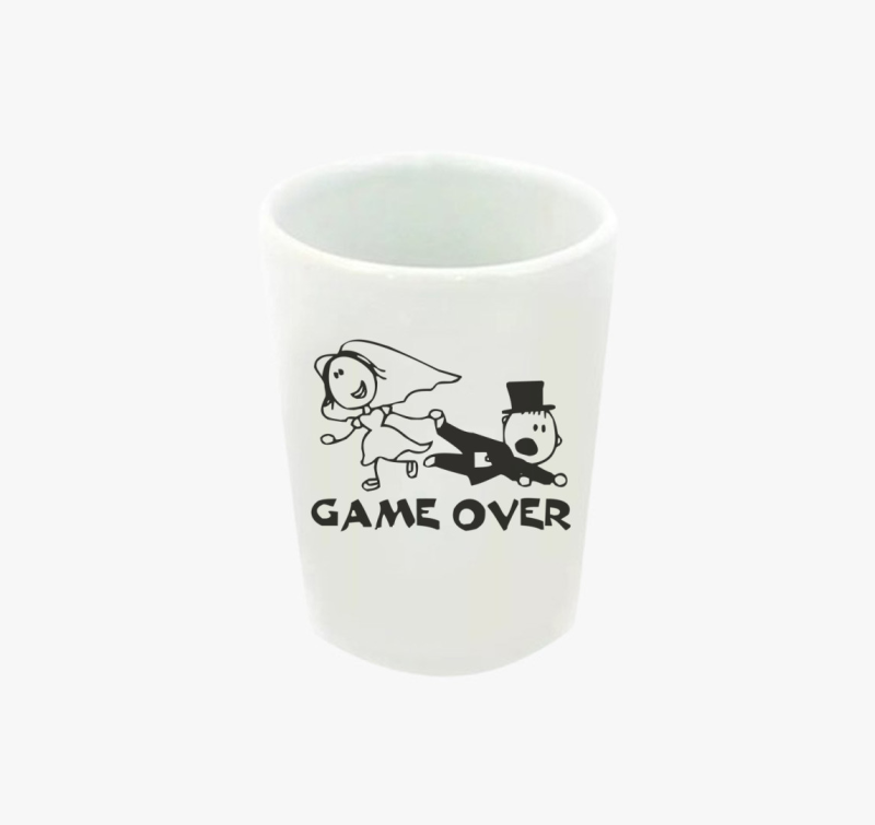 Game Over feles pohár(női/férfi változatban!)