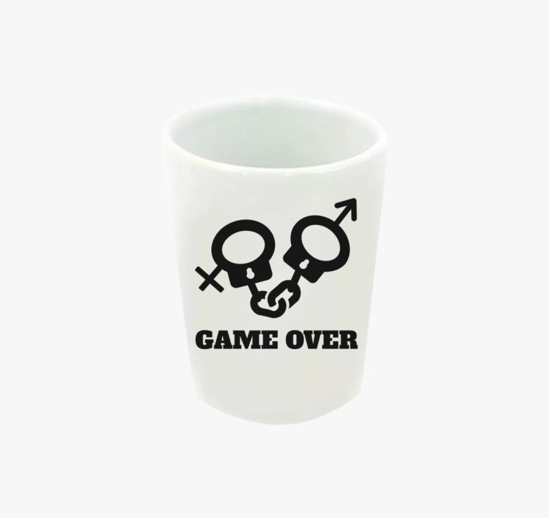 Game Over 3 feles pohár(női/férfi változatban!)