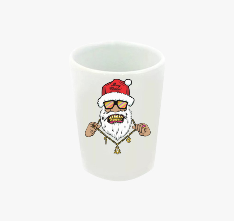 Gengszter Mikulás feles pohár