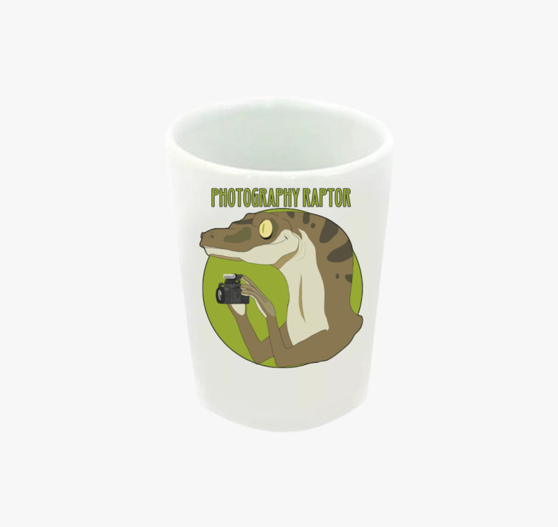 Fotográf Raptor feles pohár