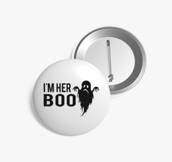 I'm her Boo kitűző