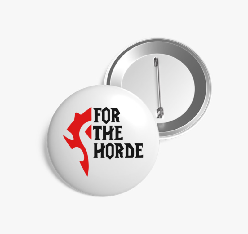 For the horde kitűző
