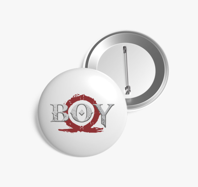 God of War Boy kitűző