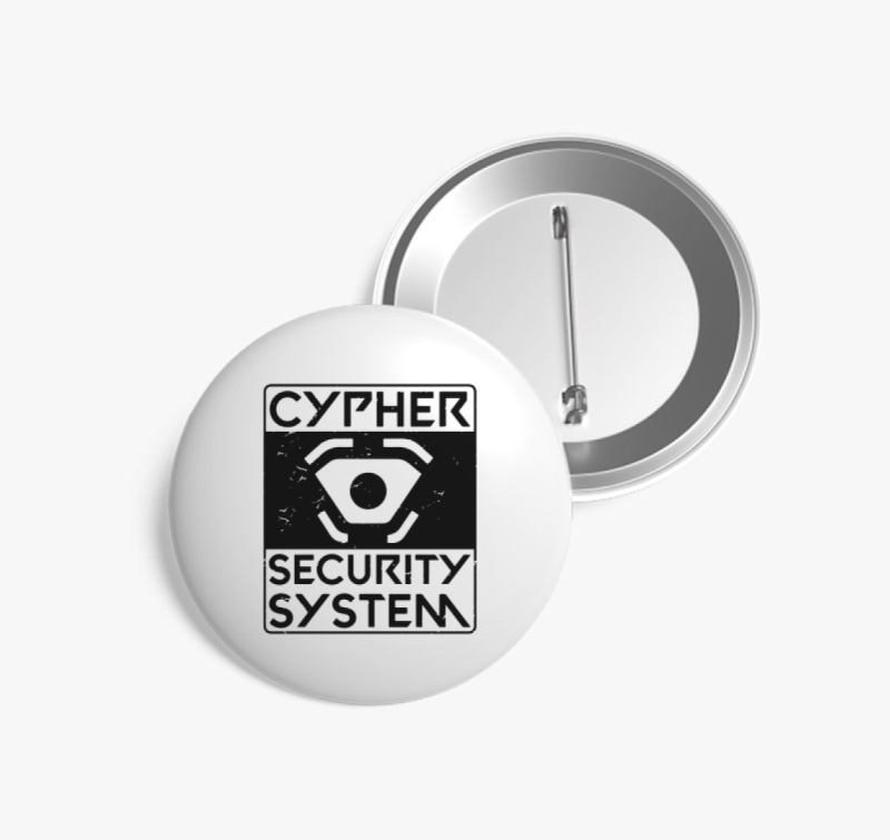 Valorant Cypher Security System kitűző