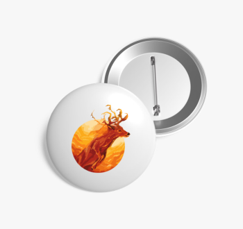 Szarvas Art kitűző