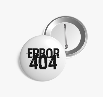 Error 404 kitűző