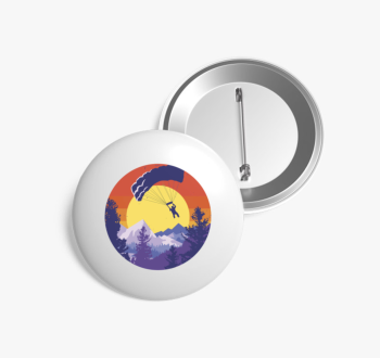 Ejtőernyős kitűző