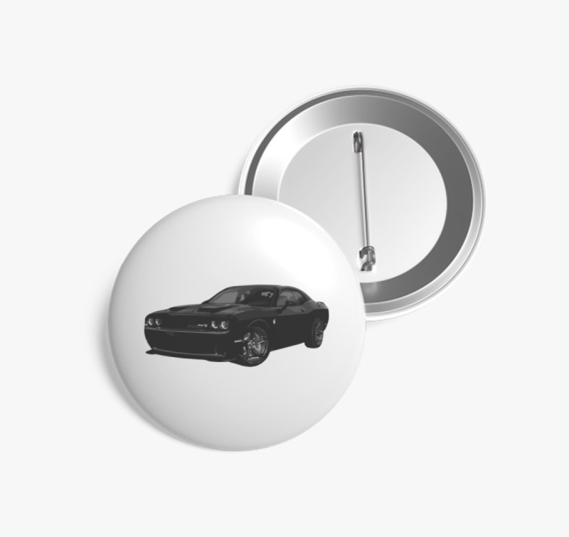 Dodge Challenger SRT Hellcat kitűző