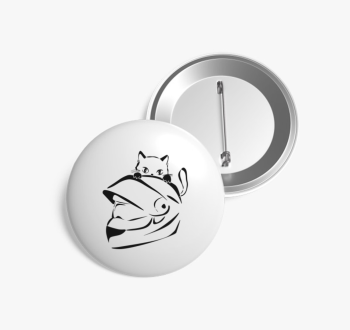 Bukósisak cica kitűz