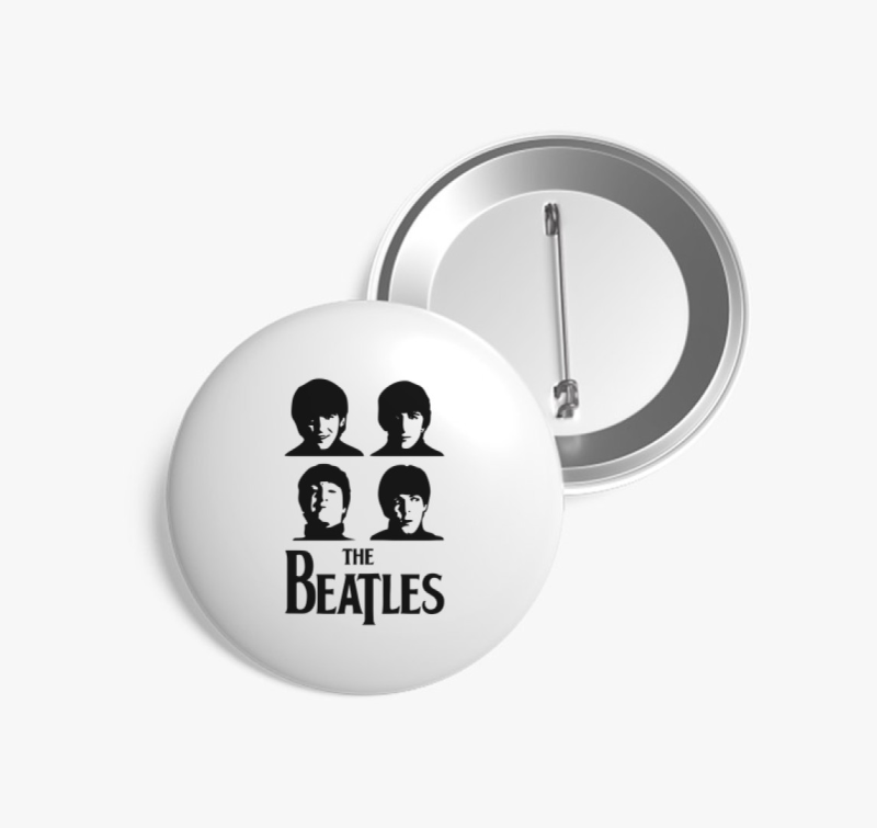 Beatles portrék kitűző