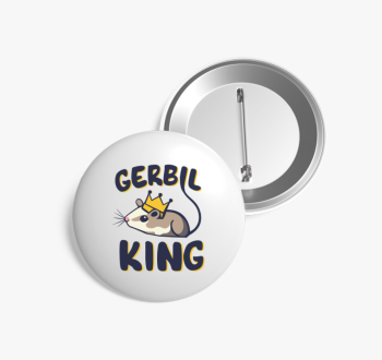 Gerbil king kitűző