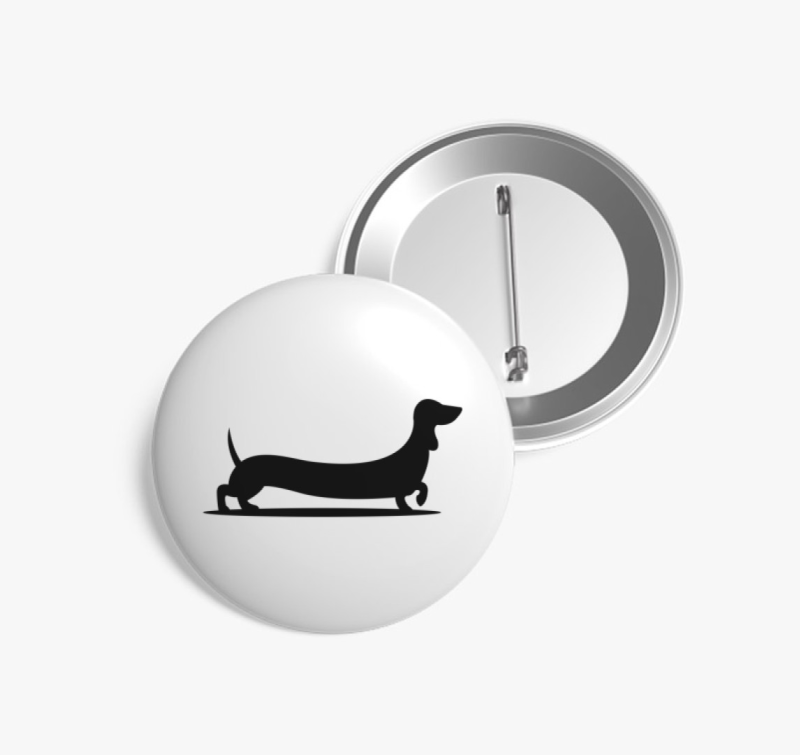 Tacskó design divat kitűző