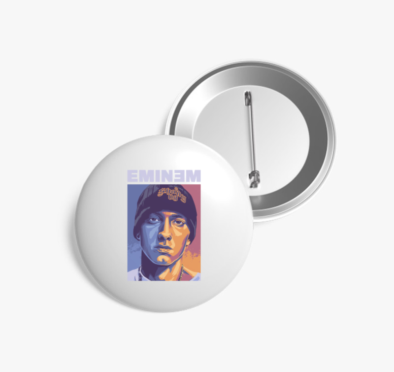 Eminem Shady 08 kitűző