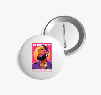 Nipsey rapper kitűző