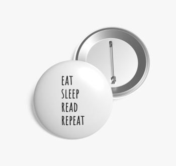 Eat Sleep Read kitűz