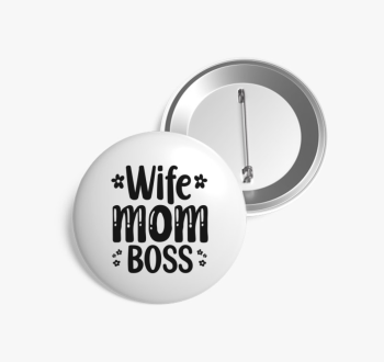 Wife Mom Boss virágo...