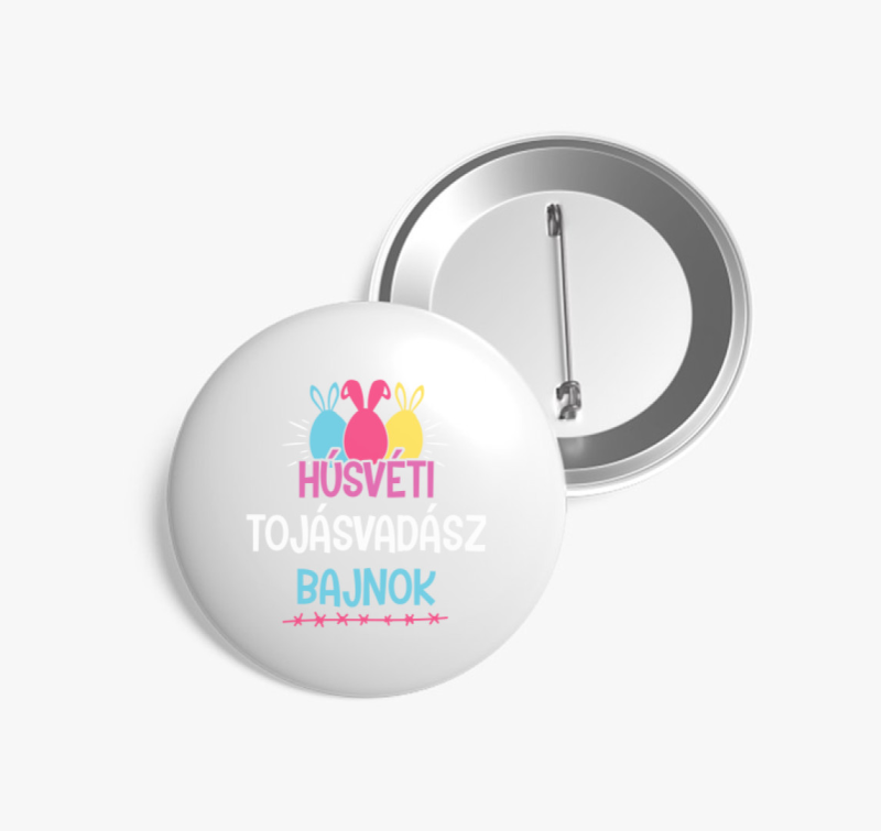 Húsvéti tojásvadász bajnok kitűző