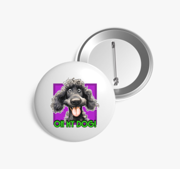 Uszkár kutya kitűző