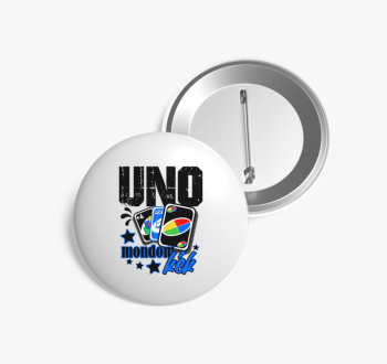 UNO mintás kitűző
