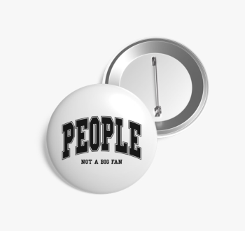Ppl not fan kitűző