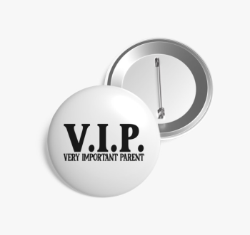 VIP parent kitűző