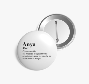 Anya főnév kitűző