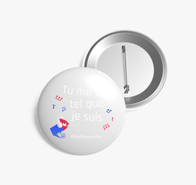 Olyannak látsz, amilyen vagyok férfi-1 kitűző