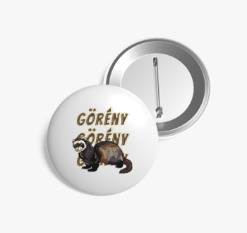 Görény mintás kitűző