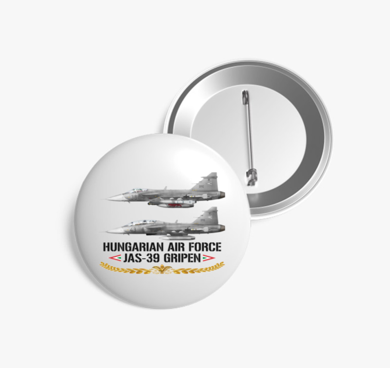 JAS-39 aranysas 2 kitűző