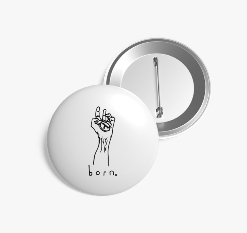 Half Life born poster kitűző