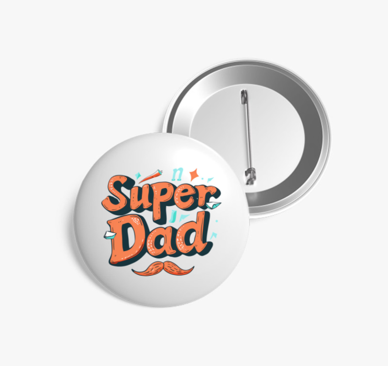 Szuper apuka kitűző