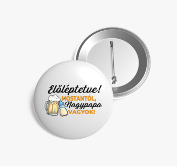 Előléptetve kitűző