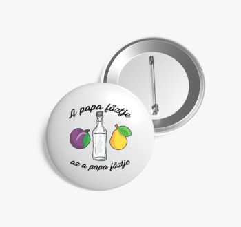 A papa főztje kitűző