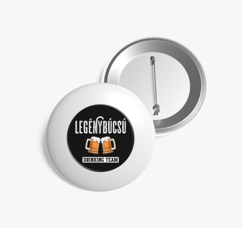Sörös Legénybúcsú Drinking Team kitűző
