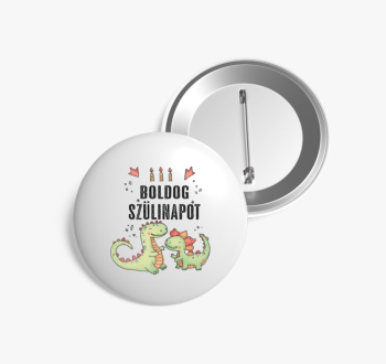 Dinós Szülinap kitűz