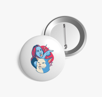 Macskával kiabáló nő...