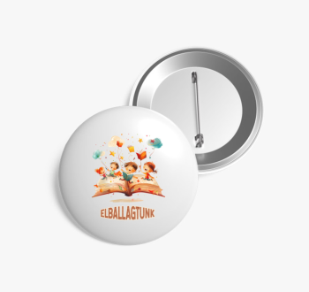 Elballagtunk kitűző