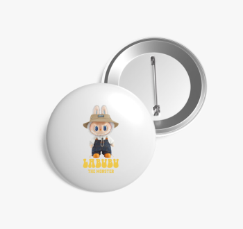 Sapkás labubu kitűző