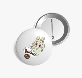 Bombás labubu kitűző