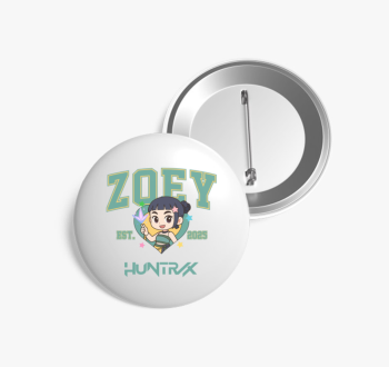 Zoey Hunter kitűző